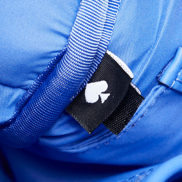 ケイトスペード アプレ シック ハンドバッグ ショルダーバッグ 2WAY ブルー ボア レザー レディース Kate Spade 【中古】