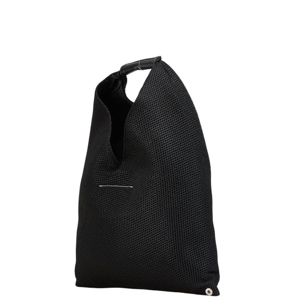 エムエムシックス JAPANESE BAG SMALL メッシュ ハンドバッグ トートバッグ S54WD0043 ブラック ポリエステル レディース MM6 【中古】