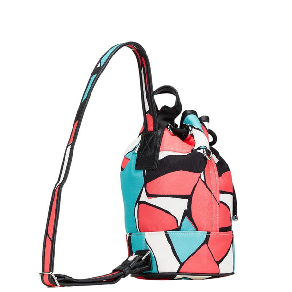 マークジェイコブス ショルダーバッグ クロスボディバッグ マルチカラー キャンバス レザー レディース MARC JACOBS 【中古】