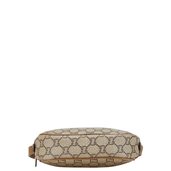 グッチ オールドグッチ GGプラス 斜め掛け ショルダーバッグ ベージュ PVC レザー レディース GUCCI 【中古】