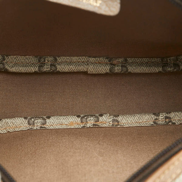 グッチ オールドグッチ GGプラス 斜め掛け ショルダーバッグ ベージュ PVC レザー レディース GUCCI 【中古】