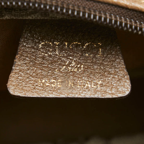 グッチ オールドグッチ GGプラス 斜め掛け ショルダーバッグ ベージュ PVC レザー レディース GUCCI 【中古】