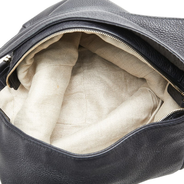 グッチ グリニッジ ワンショルダーバッグ 257050 ブラック レザー レディース GUCCI 【中古】