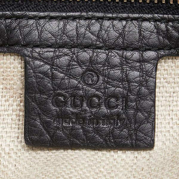 グッチ グリニッジ ワンショルダーバッグ 257050 ブラック レザー レディース GUCCI 【中古】