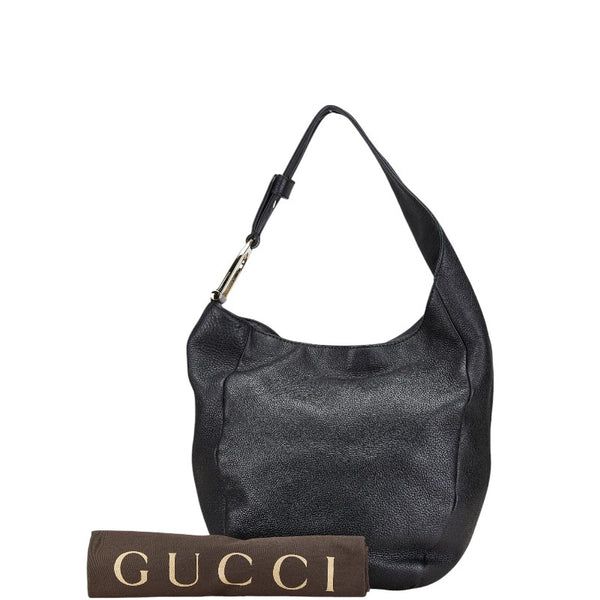 グッチ グリニッジ ワンショルダーバッグ 257050 ブラック レザー レディース GUCCI 【中古】
