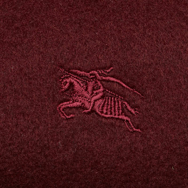 バーバリー マフラー ワインレッド カシミヤ レディース BURBERRY 【中古】