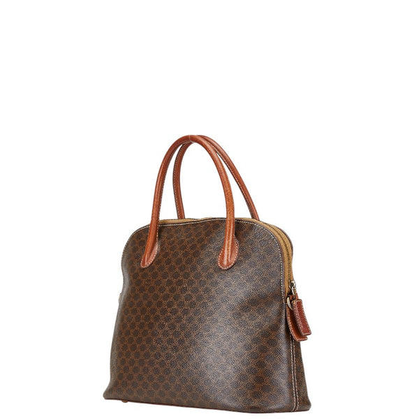 セリーヌ マカダム ハンドバッグ ショルダーバッグ 2WAY ブラウン PVC レザー レディース CELINE 【中古】