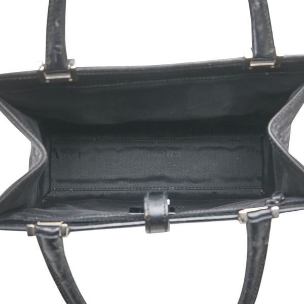 グッチ GGキャンバス ジャッキー トートバッグ 002.1065 ブラック キャンバス レザー レディース GUCCI 【中古】