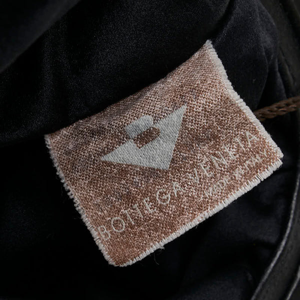 ボッテガヴェネタ 花 フラワー ショルダーバッグ ポシェット ブラック レザー レディース BOTTEGAVENETA 【中古】