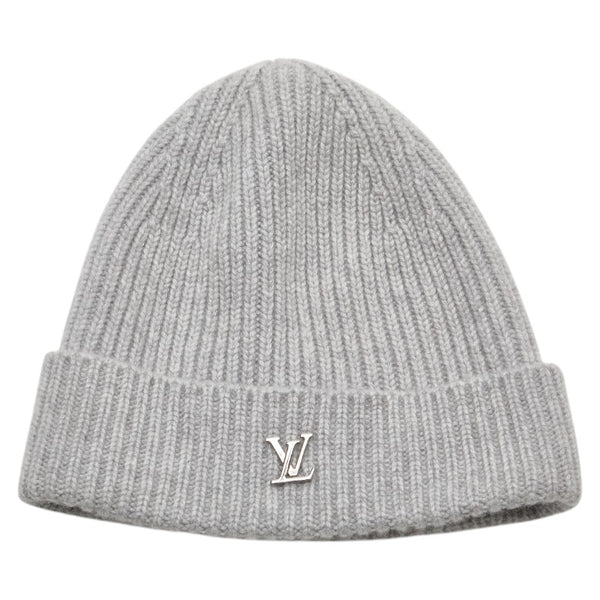 ルイ ヴィトン ボネ LV スパーク ニットキャップ ニット帽 ビーニー M77875 グレー カシミヤ レディース LOUIS VUITTON 【中古】