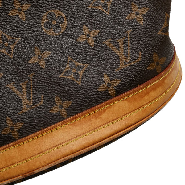 ルイ ヴィトン モノグラム プチ バケットPM トートバッグ ショルダーバッグ M42238 ブラウン PVC レザー レディース LOUIS VUITTON 【中古】