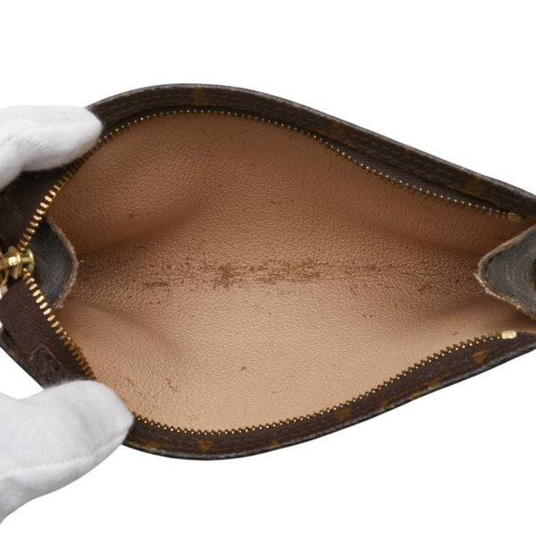 ルイ ヴィトン モノグラム プチ バケットPM トートバッグ ショルダーバッグ M42238 ブラウン PVC レザー レディース LOUIS VUITTON 【中古】