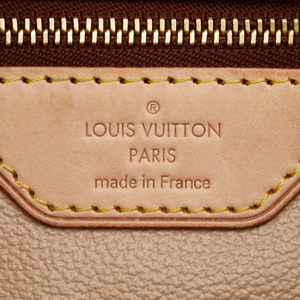 ルイ ヴィトン モノグラム プチ バケットPM トートバッグ ショルダーバッグ M42238 ブラウン PVC レザー レディース LOUIS VUITTON 【中古】