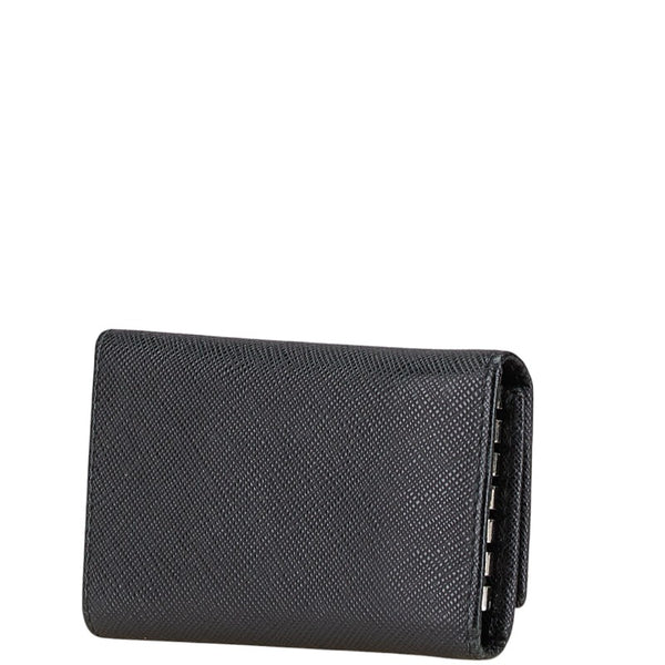 プラダ キーケース 6連 2PG222 ブラック レザー メンズ PRADA 【中古】