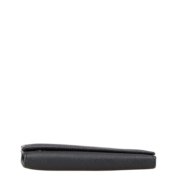 プラダ キーケース 6連 2PG222 ブラック レザー メンズ PRADA 【中古】
