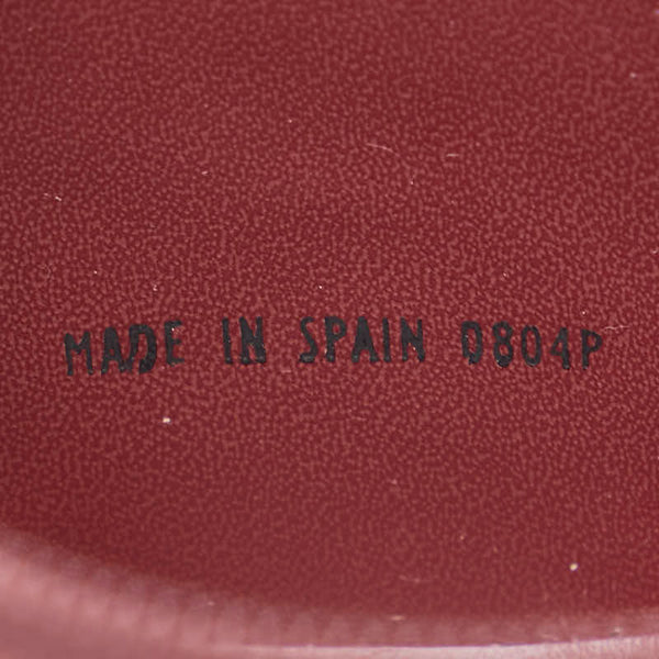 カルティエ マストライン コインケース 小銭入れ ワインレッド レザー レディース CARTIER 【中古】