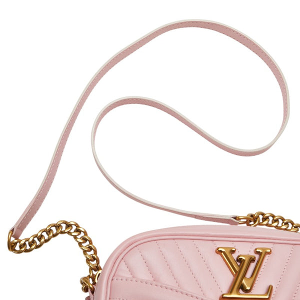 ルイ ヴィトン ニューウェーブカメラバッグ ショルダーバッグ M53683 ピンク レザー レディース LOUIS VUITTON 【中古】