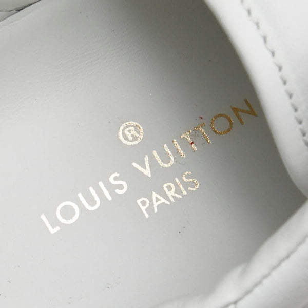 ルイ ヴィトン リヴォリ ライン スニーカー サイズ：5 1/2 ホワイト レッド レザー ラバー レディース LOUIS VUITTON 【中古】