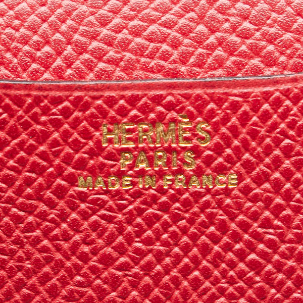 エルメス アジェンダ ミニ 手帳カバー ブルー系 ヴォーエプソン レディース HERMES 【中古】