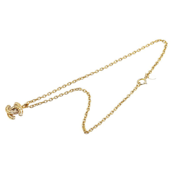 シャネル マトラッセ ココマーク ネックレス ゴールド メッキ レディース CHANEL 【中古】