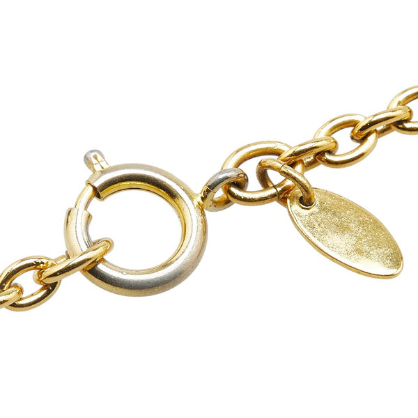 シャネル マトラッセ ココマーク ネックレス ゴールド メッキ レディース CHANEL 【中古】
