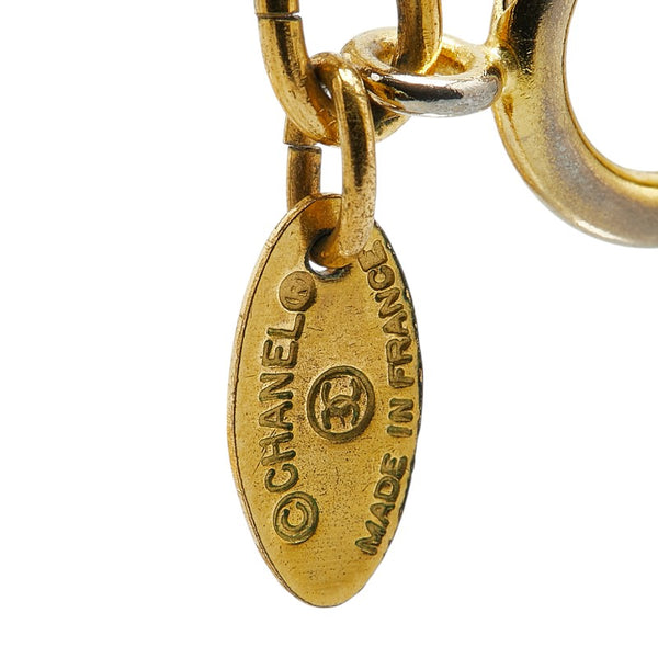シャネル マトラッセ ココマーク ネックレス ゴールド メッキ レディース CHANEL 【中古】