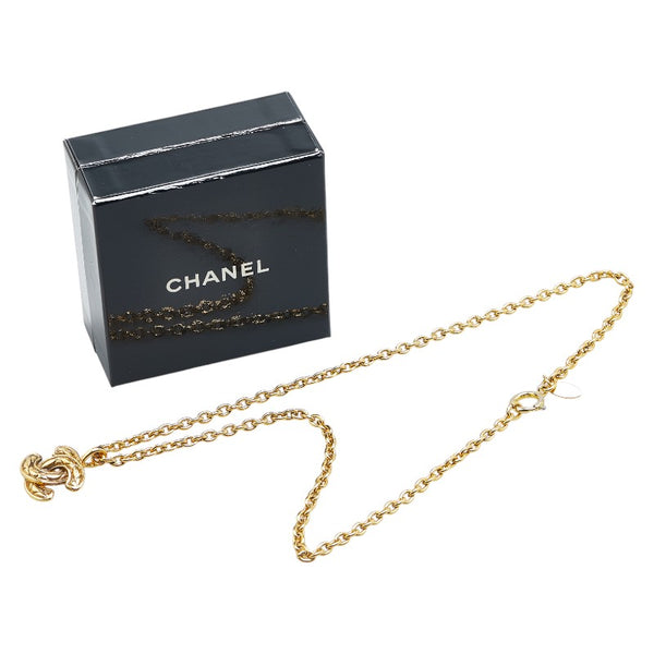 シャネル マトラッセ ココマーク ネックレス ゴールド メッキ レディース CHANEL 【中古】