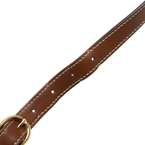 グッチ GGスプリーム ハンドバッグ ショルダーバッグ 2WAY 473887 ベージュ ブラウン PVC レザー レディース GUCCI 【中古】