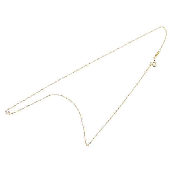 ティファニー バイザヤード ダイヤモンド ネックレス K18YG イエローゴールド レディース TIFFANY&Co. 【中古】