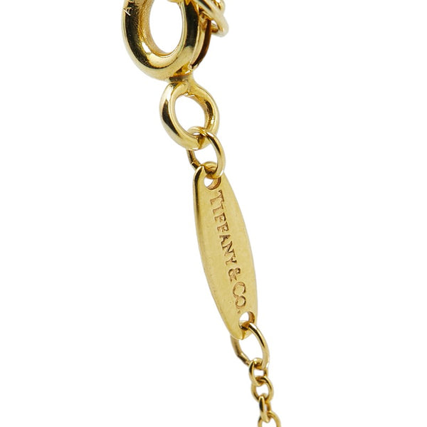 ティファニー バイザヤード ダイヤモンド ネックレス K18YG イエローゴールド レディース TIFFANY&Co. 【中古】