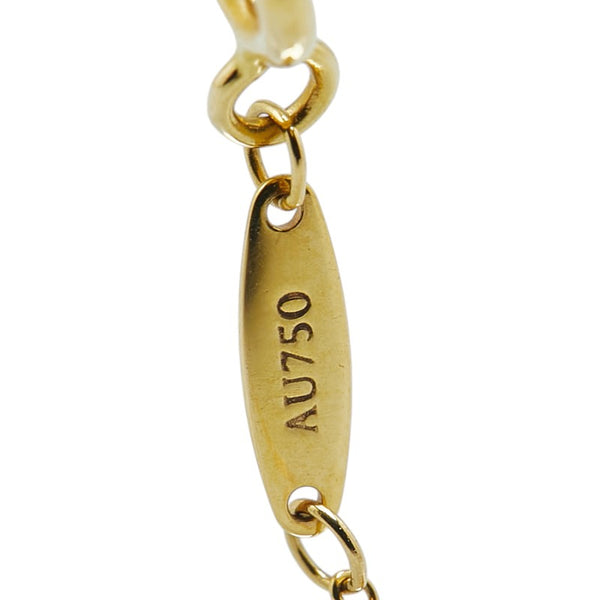 ティファニー バイザヤード ダイヤモンド ネックレス K18YG イエローゴールド レディース TIFFANY&Co. 【中古】