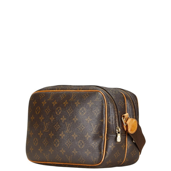 ルイ ヴィトン モノグラム リポーターPM 斜め掛け ショルダーバッグ M45254 ブラウン PVC レザー レディース LOUIS VUITTON 【中古】