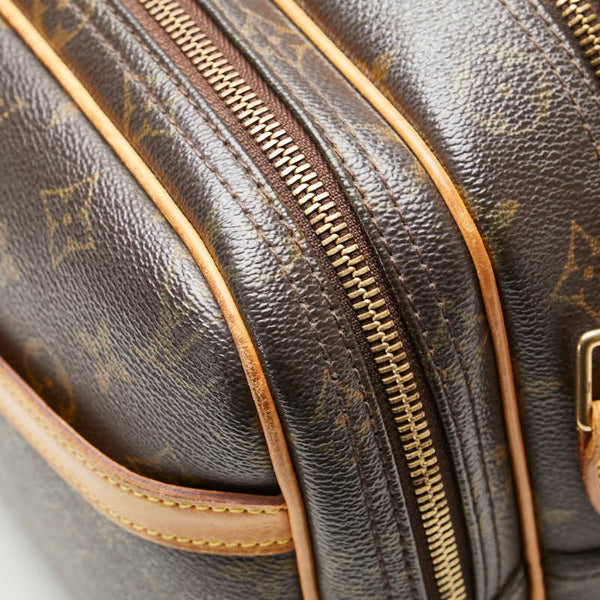 ルイ ヴィトン モノグラム リポーターPM 斜め掛け ショルダーバッグ M45254 ブラウン PVC レザー レディース LOUIS VUITTON 【中古】