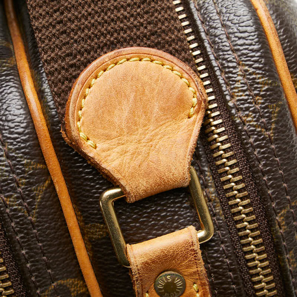ルイ ヴィトン モノグラム リポーターPM 斜め掛け ショルダーバッグ M45254 ブラウン PVC レザー レディース LOUIS VUITTON 【中古】