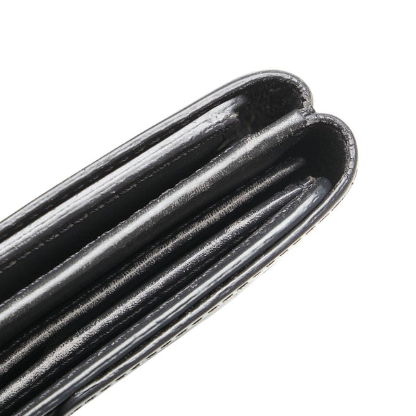ルイ ヴィトン モノグラム マット ポルトモネ ビエ カルトクレディ 二つ折り財布 M65112 グレー レザー レディース LOUIS VUITTON 【中古】