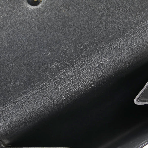 ルイ ヴィトン モノグラム マット ポルトモネ ビエ カルトクレディ 二つ折り財布 M65112 グレー レザー レディース LOUIS VUITTON 【中古】
