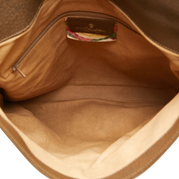 グッチ オールドグッチ GGスプリーム クラッチバッグ セカンドバッグ 89 02 075 ベージュ ブラウン PVC レザー メンズ GUCCI 【中古】