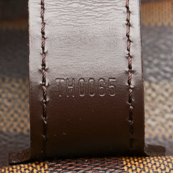 ルイ ヴィトン ダミエ ブロードウェイ ハンドバッグ ショルダーバッグ 2WAY N42270 ブラウン PVC レザー メンズ LOUIS VUITTON 【中古】