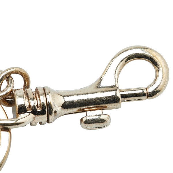 クロエ ロゴ ラインストーン チャーム バッグチャーム  ゴールド メッキ レディース Chloe 【中古】