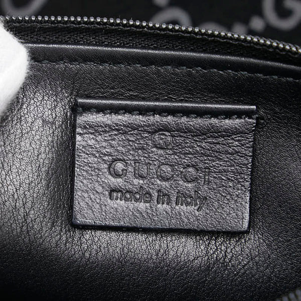 グッチ GG柄 ワンショルダーバッグ 001 3181 ブラック レザー スエード レディース GUCCI 【中古】