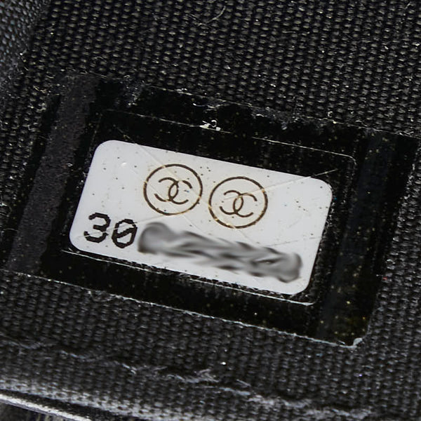 シャネル ココマーク ターンロック マトラッセ ジッピーコインパース コインケース 小銭入れ A80968 ブラック ラムスキン レディース CHANEL 【中古】