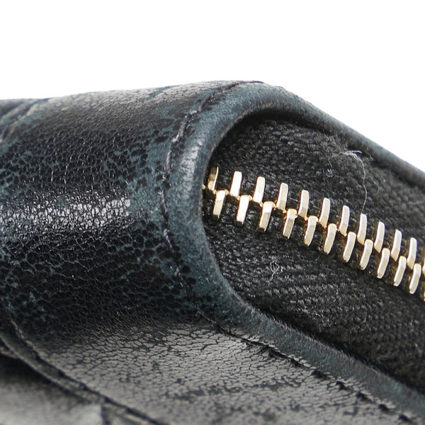 シャネル ココマーク ターンロック マトラッセ ジッピーコインパース コインケース 小銭入れ A80968 ブラック ラムスキン レディース CHANEL 【中古】