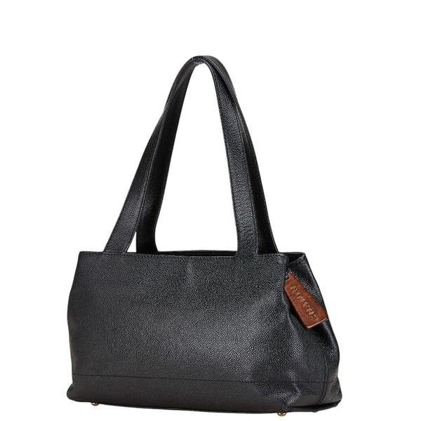 シャネル ココマーク ハンドバッグ トートバッグ ブラック キャビアスキン レディース CHANEL 【中古】