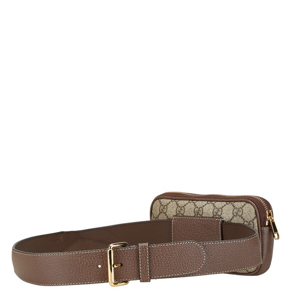 グッチ GGスプリーム オフィディア ボディバッグ ウエストバッグ 519308 ベージュ マルチカラー PVC レザー レディース GUCCI 【中古】