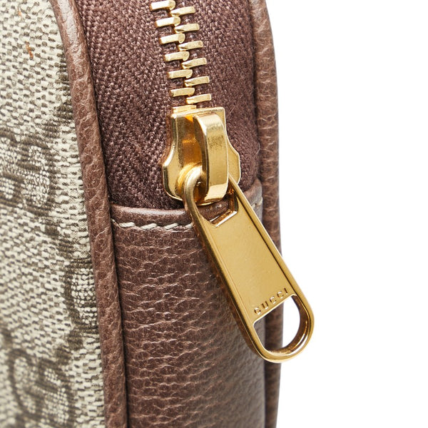 グッチ GGスプリーム オフィディア ボディバッグ ウエストバッグ 519308 ベージュ マルチカラー PVC レザー レディース GUCCI 【中古】