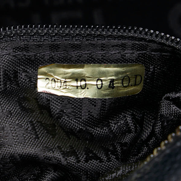 シャネル チョコバー ミニハンドバッグ ワンショルダーバッグ ブラック キャビアスキン レディース CHANEL 【中古】