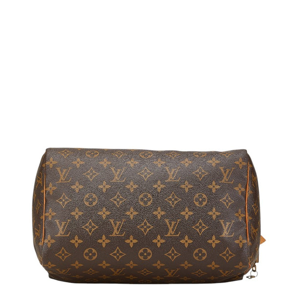 ルイ ヴィトン モノグラム スピーディ30 ハンドバッグ M41526 ブラウン PVC レザー レディース LOUIS VUITTON 【中古】