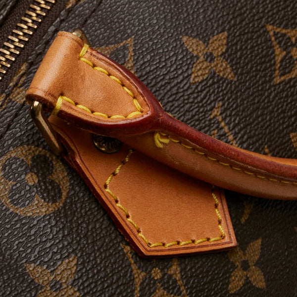 ルイ ヴィトン モノグラム スピーディ30 ハンドバッグ M41526 ブラウン PVC レザー レディース LOUIS VUITTON 【中古】