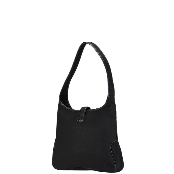 サルヴァトーレフェラガモ ワンショルダーバッグ AU-21 0735 ブラック ナイロン レザー レディース Salvatore Ferragamo 【中古】