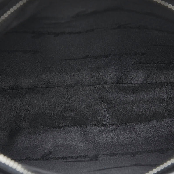 サルヴァトーレフェラガモ ワンショルダーバッグ AU-21 0735 ブラック ナイロン レザー レディース Salvatore Ferragamo 【中古】